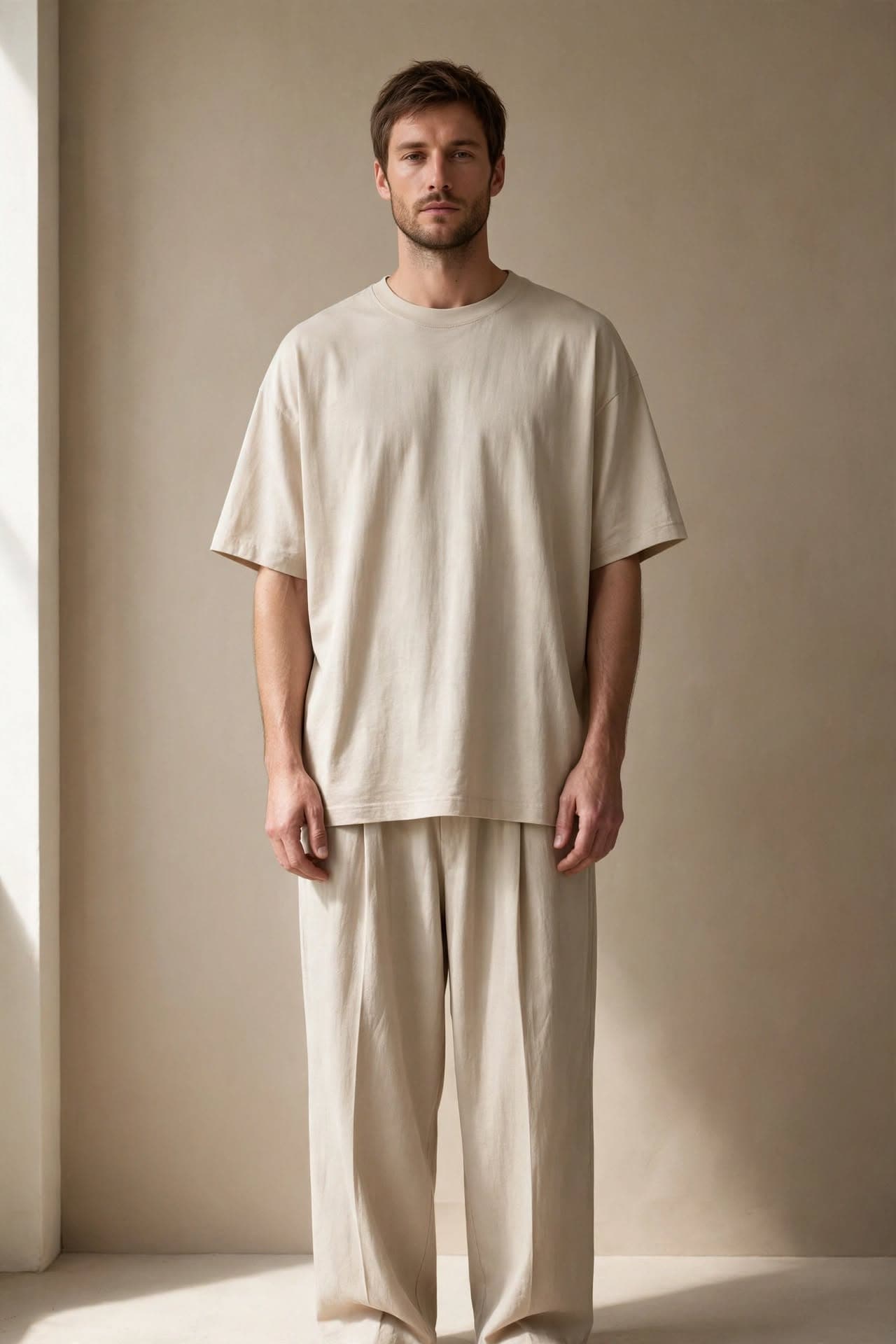 Oversize liso Beige